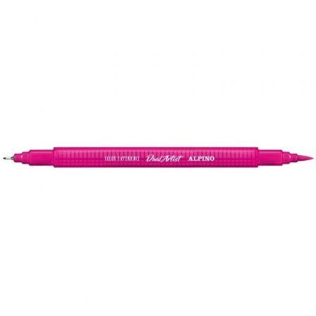 Alpino Color Experience Dual Artist Estuche de 24 Rotuladores Colores Surtidos con Doble Punta de Pincel y Fina de 0,7 mm